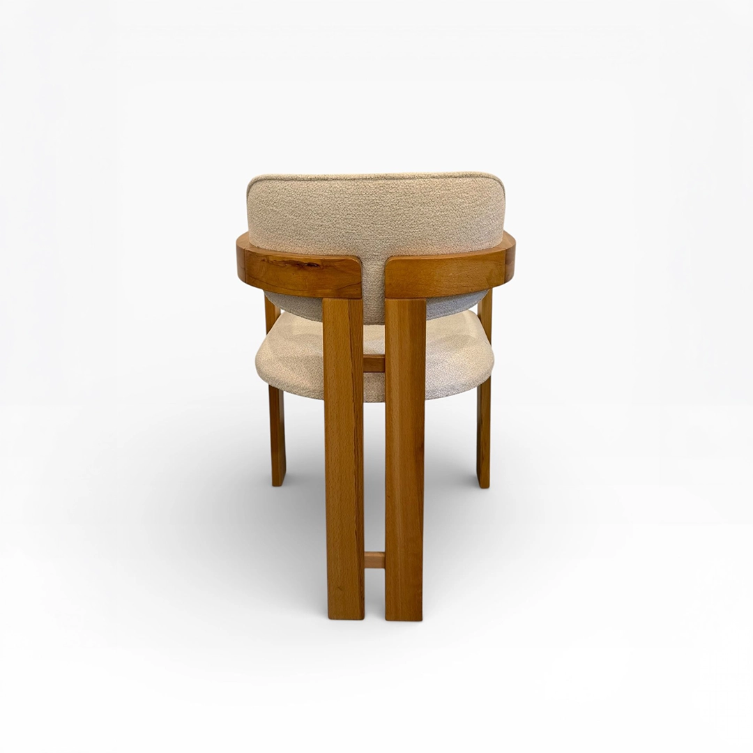 T Ahşap Sandalye | Modern Kollu Yemek Sandalyesi